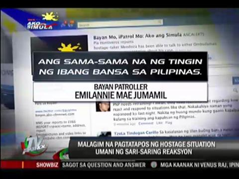 Bayan Patrollers react to hostage crisis