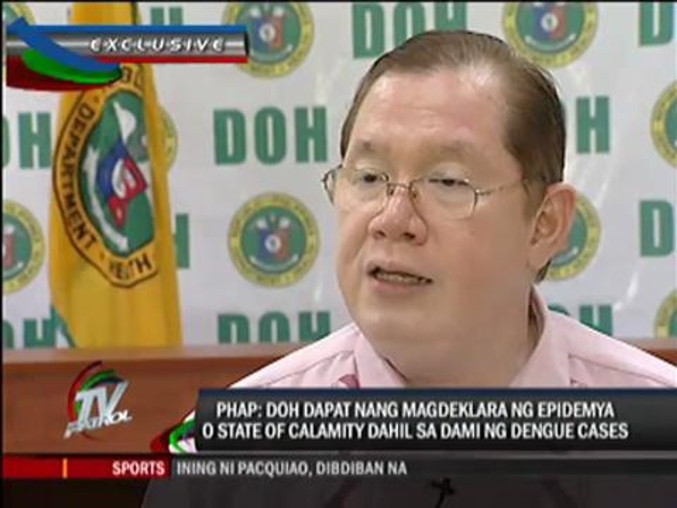 ‘Dengue epidemic should be declared’