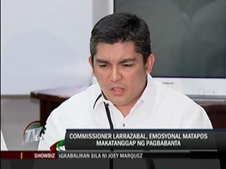 Comelec exec emotional after getting threats