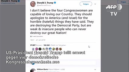 Trump setzt Attacken gegen Demokratinnen fort