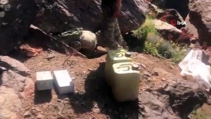 Pençe-2 Harekâtı’nda doçka silahı ile mühimmatlar ele geçirildi