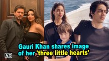 Gauri Khan shares image of her 'three little hearts'