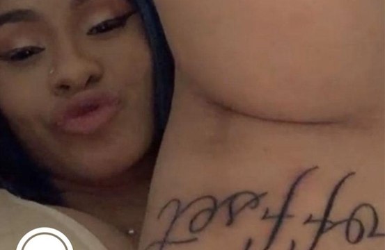 Cardi B shows off Offset tattoo