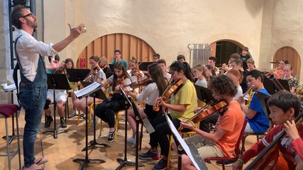 Répétition générale pour l’Orchestre Éphémère