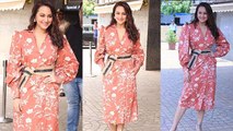 Sonakshi Sinha looks beautiful at Khandaani Shafakhana trailer launch; Watch Video | FilmiBeat