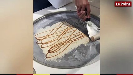 Ice Cream Rolls : les glaces en forme de rouleau venues de Thaïlande