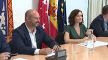 Ayuso se reúne con el Gobierno de Madrid en funciones