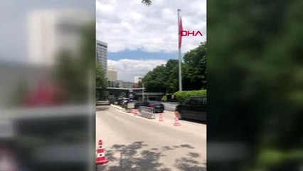 James jeffry ve beraberindeki heyet dışişleri bakanlığına giriş yaptı