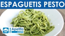 Receta de espaguetis con salsa pesto fácil y casera | QueApetito