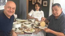 Rishi Kapoor & Neetu Kapoor's perfect Indian lunch at Anupam Kher's House in New York | Boldsky