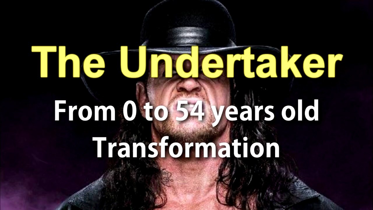 THE UNDERTAKER TRANSFORMATION | FROM 0 TO 54 YEARS OLD | 2019