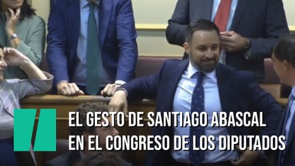 La postura de Santiago Abascal en el inicio de sensión