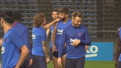 El Barça se pone a punto para iniciar su primer amistoso de la pretemporada en Japón