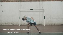 Leer freestyle voetbal trucs: de head roll