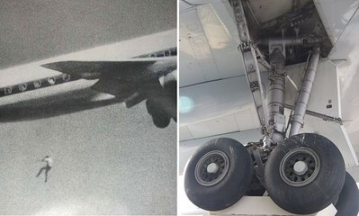 എന്തിന് ഈ യുവാവ് ലഗേജുമായി വിമാനത്തിന്റെ ചിറകിൽ കയറി