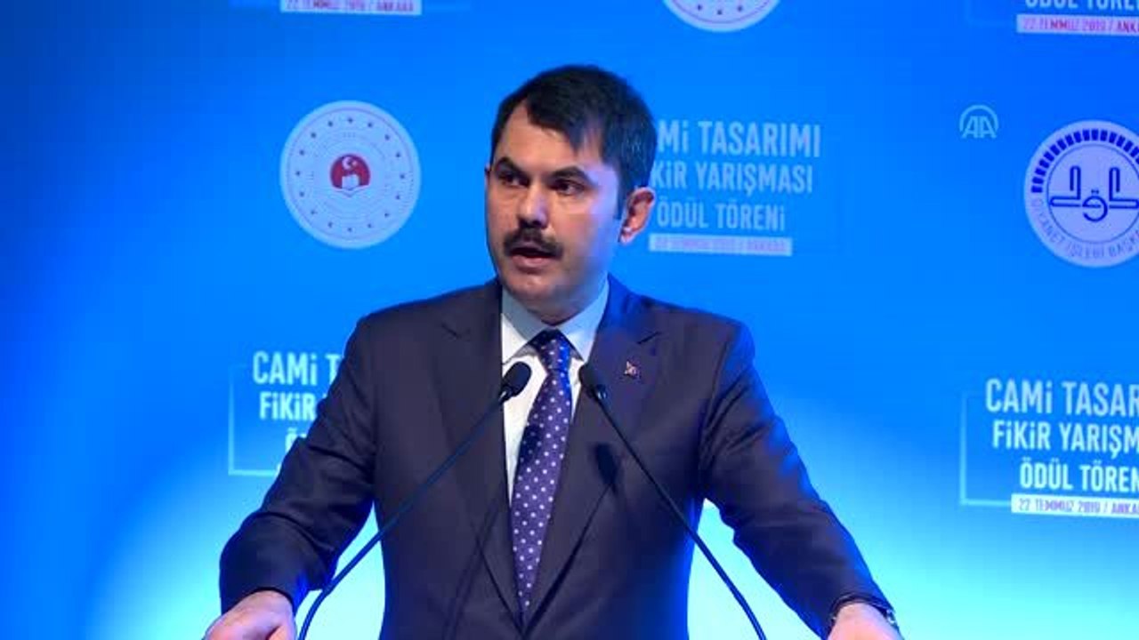 Cami Tasarımı Fikir Yarışması Ödül Töreni - Çevre ve Şehircilik Bakanı Murat Kurum (3)