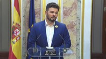 Rufián califica de 