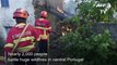 Firefighters battle Portugal wildfires