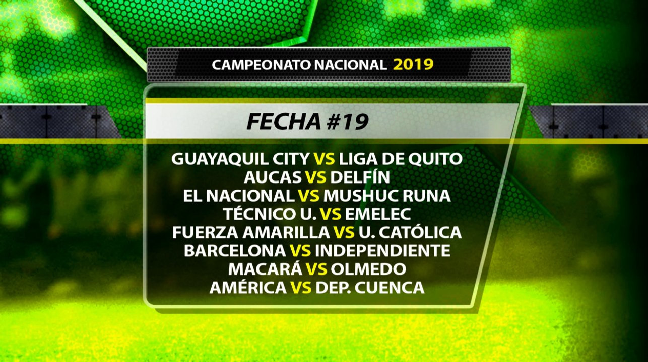 Tabla de posiciones y siguiente fecha de la Liga Pro