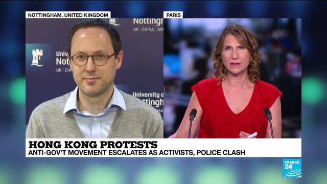 Hong Kong protests : violence against pro-democracy protesters