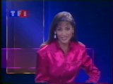 TF1 - 22 Septembre 1991*- Speakerine (Carole Serrat), début JT Nuit (Ruth Elkrief)