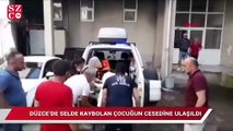 Düzce’de selde kaybolan çocuğun cesedine ulaşıldı