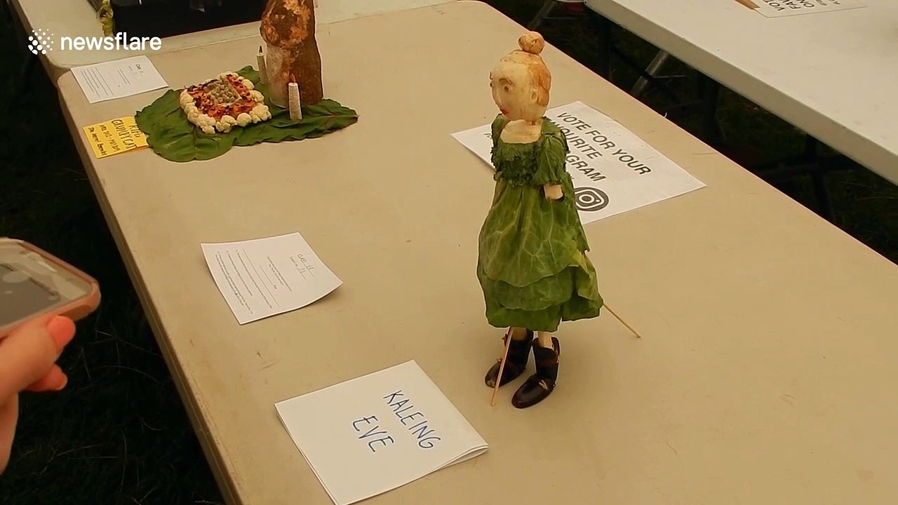 Jodie Comer character reimagined as 'Kaleing Eve' vegetable model