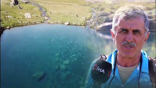 Yüksek Zirvelerin Cenneti Artabel Gölleri Tabiat Parkı Havadan Görüntülendi