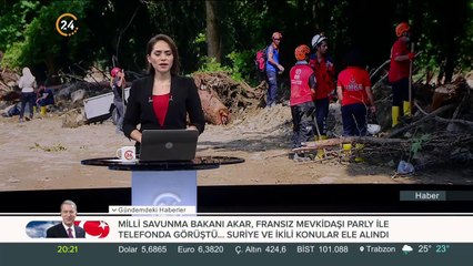 Düzce'deki selde ölü sayısı 3, kayıp sayısı 4 oldu