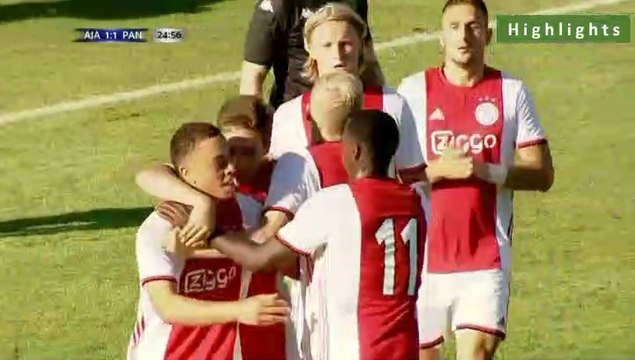1-1 Donny van de Beek Goal - Ajax 1-1 Panathinaikos - 22.07.2019