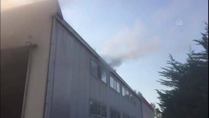 Yağ fabrikasında yangın