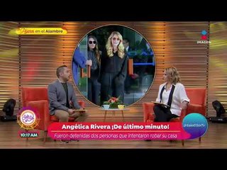 Frustran robo a casa de Angélica Rivera | Sale el Sol