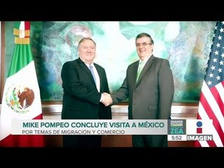 Mike Pompeo y Ebrard pactan grupo binacional para recuperar los bienes de "El Chapo" Guzmán