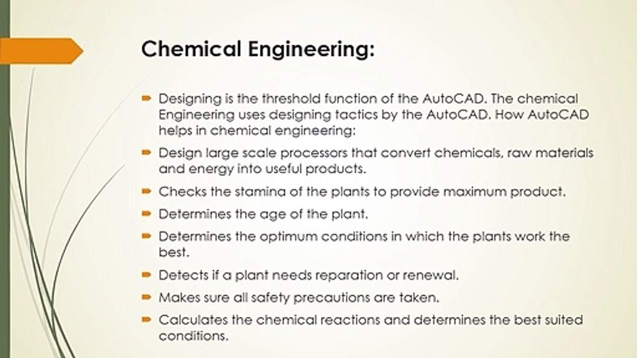 Uses of AutoCad in ENGINEERING