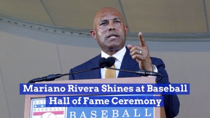 Mariano Rivera Closes The Hall of Fame Ceremony