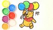 Draw and Color Let's learn to draw and color Winnie the Pooh with Alexa