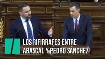 Los rifirrafes entre Santiago Abascal y Pedro Sánchez en el debate de investidura