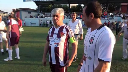 Beşiktaş efsaneleri ile Hatay protokolü maç yaptı