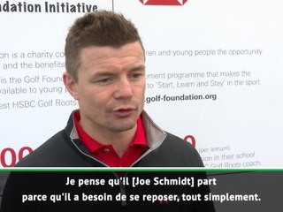 Irlande - O'Driscoll : "Schmidt a besoin de repos"