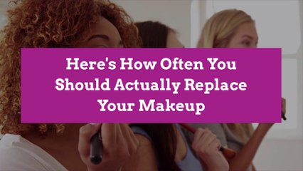 Here's How Often You Should Actually Replace Your Makeup