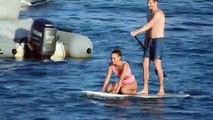 Miguel Bernardeau y Aitana Ocaña, amor en la tabla de paddle-surf