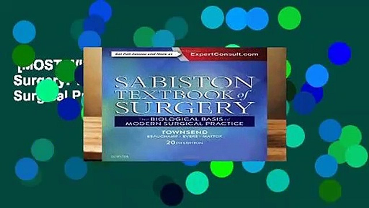 [MOST WISHED]  Sabiston Textbook of Surgery: The Biological Basis of Modern Surgical Practice, 20e