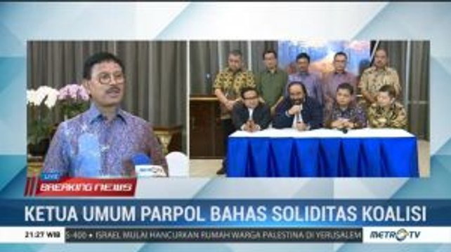 Parpol Koalisi Jokowi akan Kembali Gelar Pertemuan Lanjutan