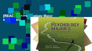 [READ] The Psychology Major s Companion