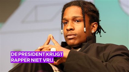 De president van Amerika krijgt A$AP Rocky niet vrij