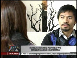 Pacquiao: Boxing, politics equally important
