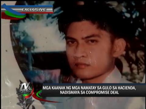 Families in Hacienda Luisita riot disgusted at deal