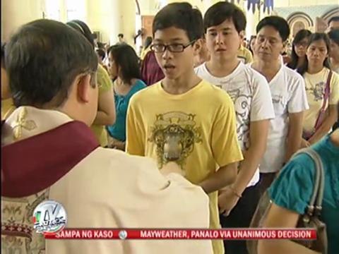 CBCP: Make peace offerings during mass simple