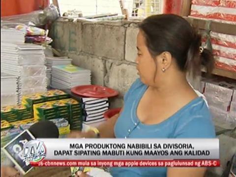 Divisoria school supplies stores inspected