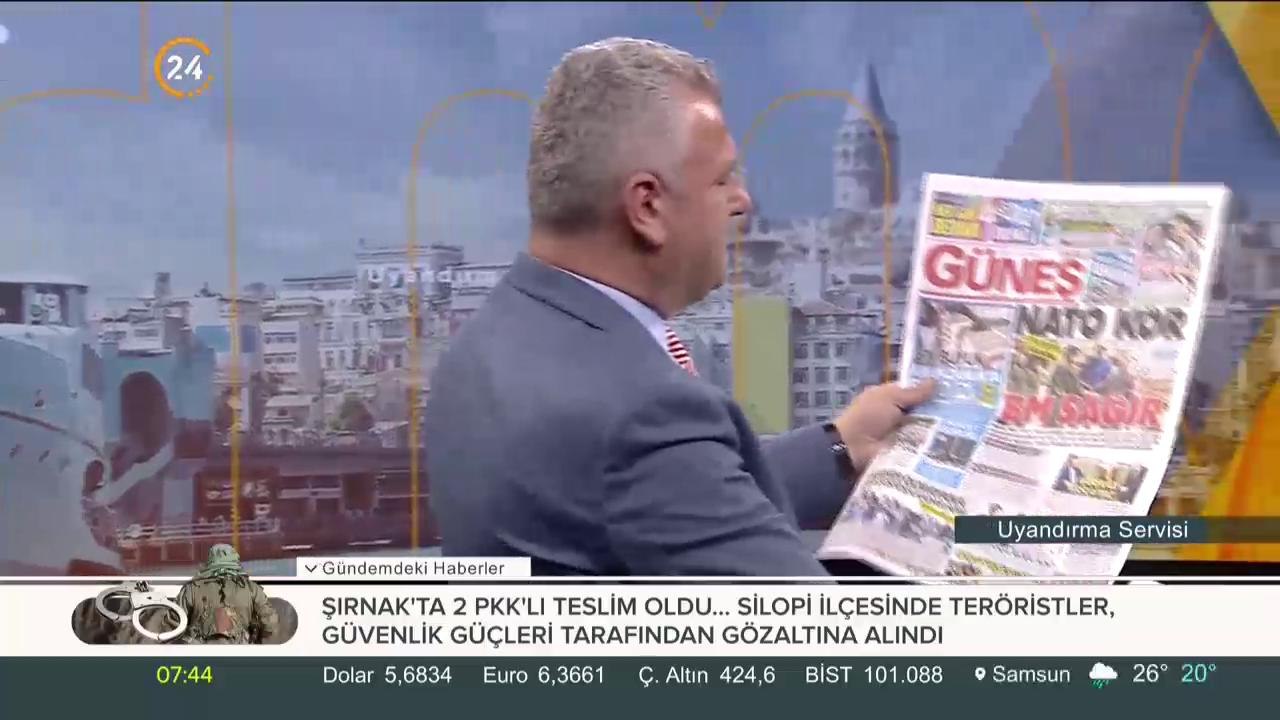 GÜNEŞ'İN MANŞETİ: NATO KÖR BM SAĞIR